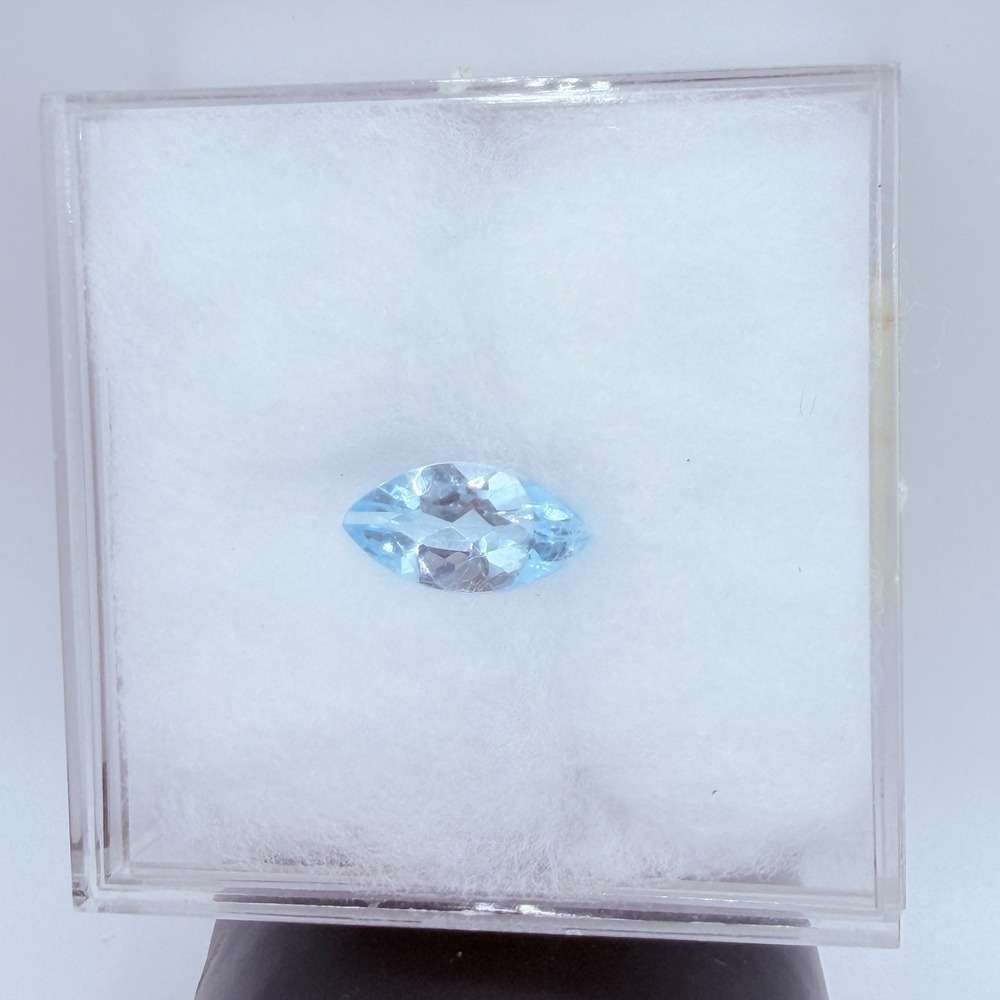 4.26 Ct Blue Topaz Loose Gemstone Marquise Cut Faceted Blue Topaz New Jewelry